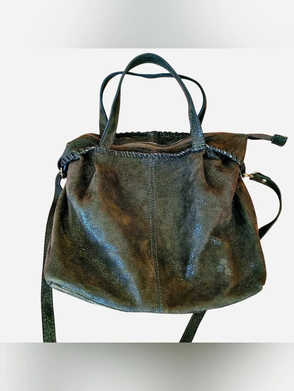 Vintage Italian Leather Satchel Bag